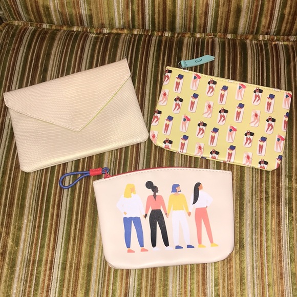 NWOT Ipsy Cosmetic Bags 3 for $8 - Picture 2 of 8
